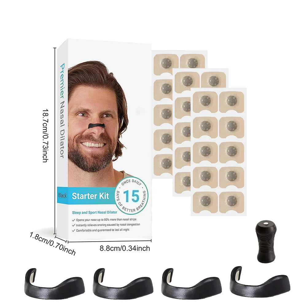 BreatheVibe™ - Anti-snoring Nose Clip Kit